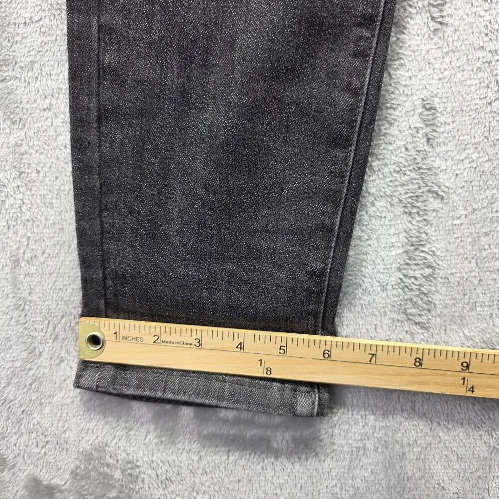 Judy Blue Jeans Womens 7 28 Black Distressed Boyfriend Fit Mid Rise JB8867 NWT